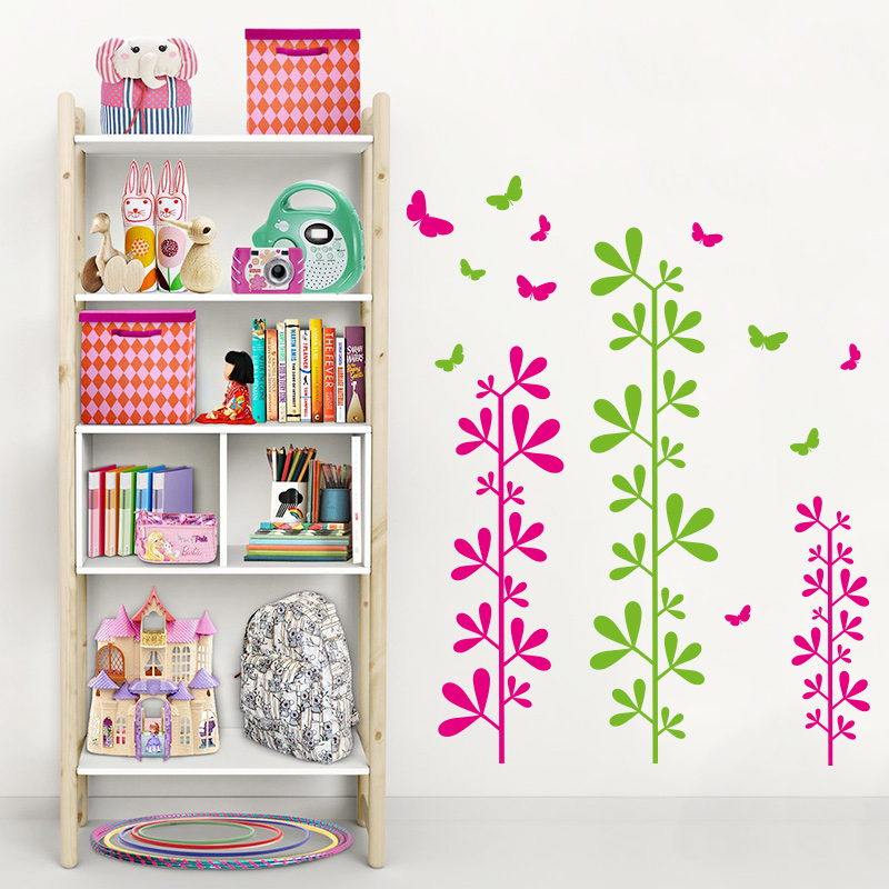 фото дерево з квітами наклейки