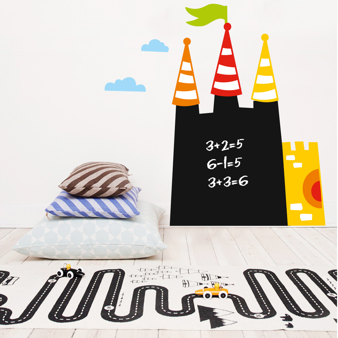 фото дошка наклейка для крейди будинок