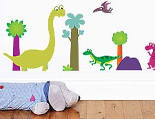 наклейки на стены динозавры фото, наклейки на обои динозавры фото, фото наклейки на мебель динозавры, фото наклейки динозавры, интерьерные наклейки в детскую фото