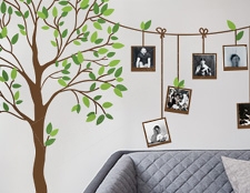 наклейка дерево для фото, наклейки на стену дерево фото, фотографии на стене фото, как разместить фото на стене фото, дерево для фото фото, наклейка семейное дерево купить фото, купить дерево с фоторамками фото