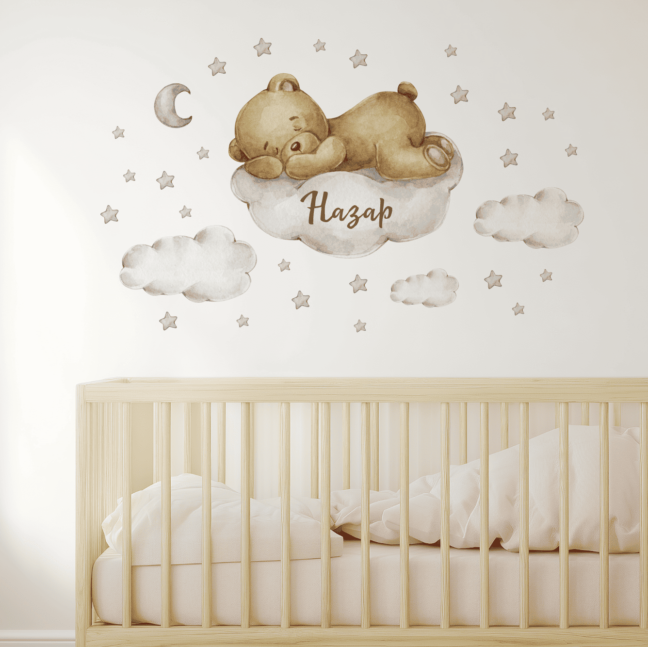 виниловая наклейка Имя мальчика, наклейка для мальчика с именем, наклейка на стену с именем для мальчиков, виниловая наклейка, детская наклейка в команту мальчика, детская наклейка над кроваткой, наклейка для спальни мальчика фото