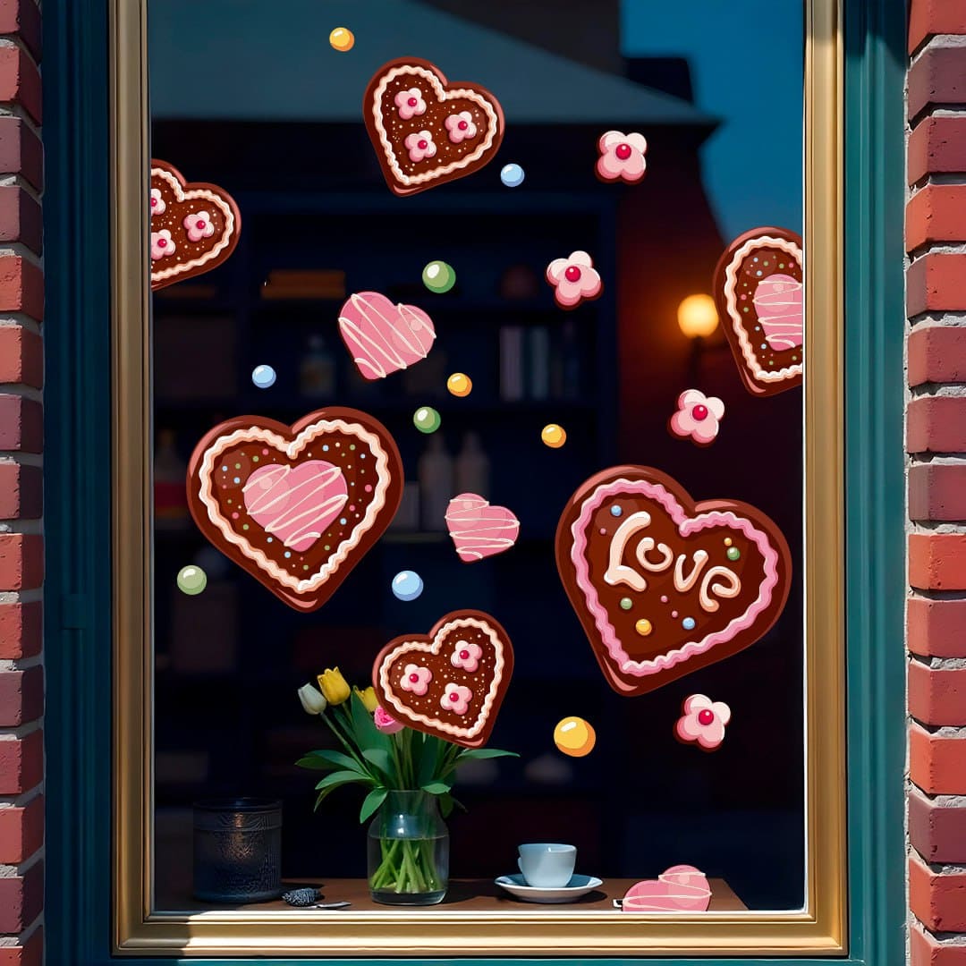 декор на день святого валентина фото, день святого валентина декор фото, декор до 14 лютого фото, декор ресторана на 14 лютого фото, наклейки на вікна серця фото, наклейки на вікна до Валентина фото, як прикрасити магазин на 14 лютого фото, прикрасити кафе на день святого валентина фото, оформлення вітрин до 14 лютого фото, наклейки на скло сердечка фото, святковий декор для кав'ярень фото, наклейки на вікна валентинки фото