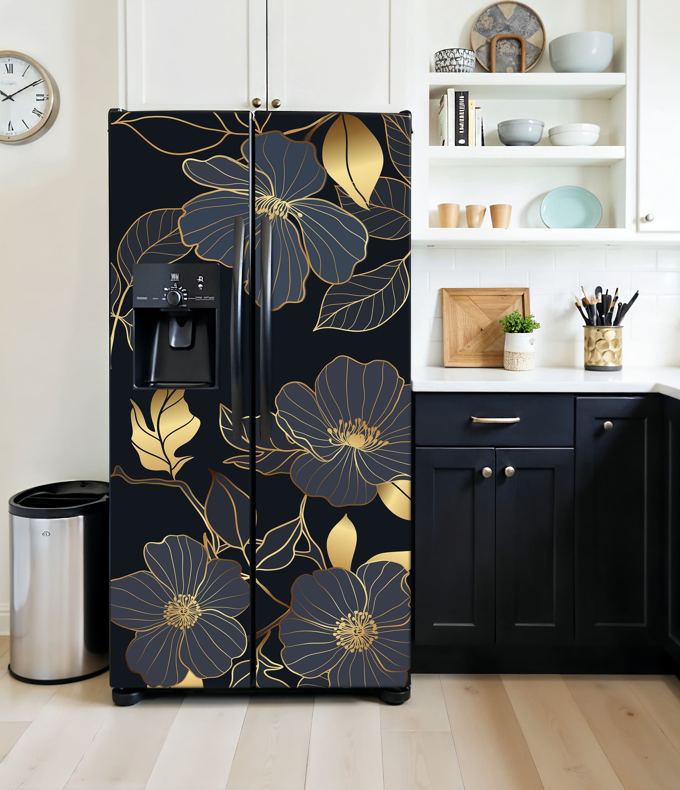 виниловая наклейка фото, наклейка на холодильник фото, декор для кухни фото, наклейка на старый холодильник фото, обновить старый холодильник фото, наклейки на кухню фото, декоративная пленка для мебели фото, виниловая пленка на холодильник фото, реставрация старого холодильника фото, наклейка на дверь кухни фото, самоклеющаяся пленка для кухни фото, самоклейка на холодильник фото, наклейка на холодильник под заказ фото, наклейка с цветами фото, наклейка цветы на черном фото, пленка самоклейка на холодильник фото, наклейка золотое соцветие фото, наклейка виниловая с цветами фото, холодильник декор цветы фото