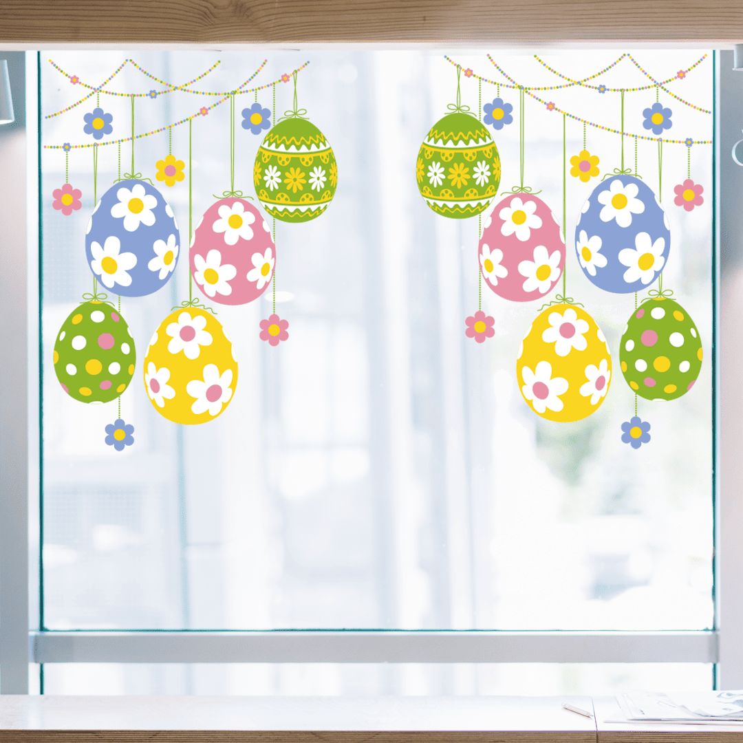 Наклейки на витрину фото, наклейки на витрину на пасху фото, декор на пасху купить фото, пасхальный декор для витрин фото, декор витрин на Пасху фото, Пасхальный декор на окна фото, наклейки на Пасху фото, пасхальные наклейки на витрины фото, наклейки яйца