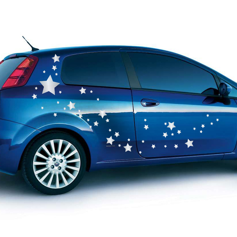 наклейка на автомобіль зірки, наклейка зірки на машину, закрити подряпину на машині, прибрати подряпину на машині, закрити маленьку вм'ятину